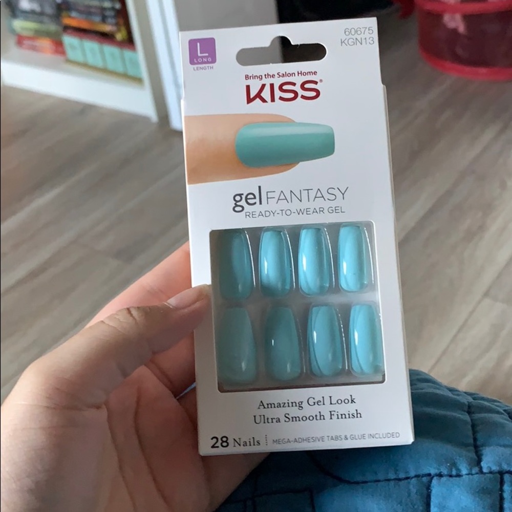 Blue Acrylic Nails